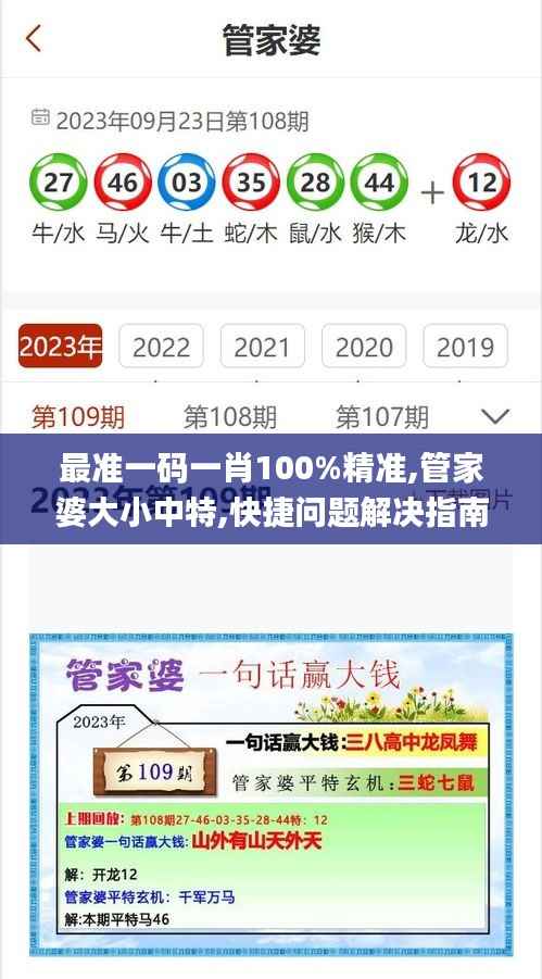 最准一码一肖100%精准,管家婆大小中特,快捷问题解决指南_专属款16.541
