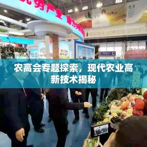 农高会专题探索,现代农业高新技术揭秘