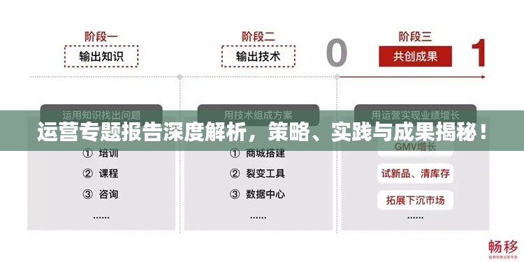 运营专题报告深度解析,策略、实践与成果揭秘!