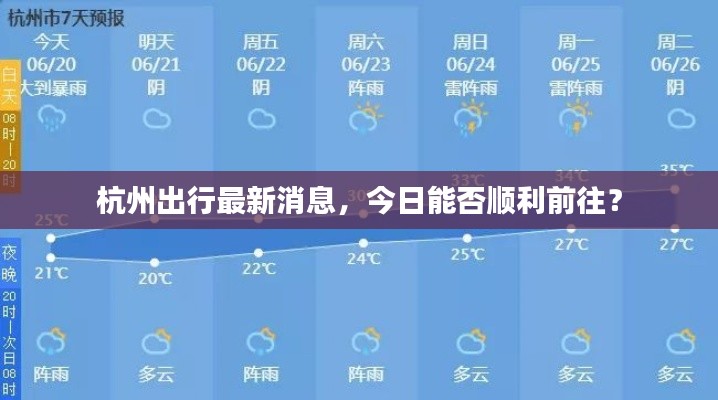 杭州出行最新消息,今日能否顺利前往?